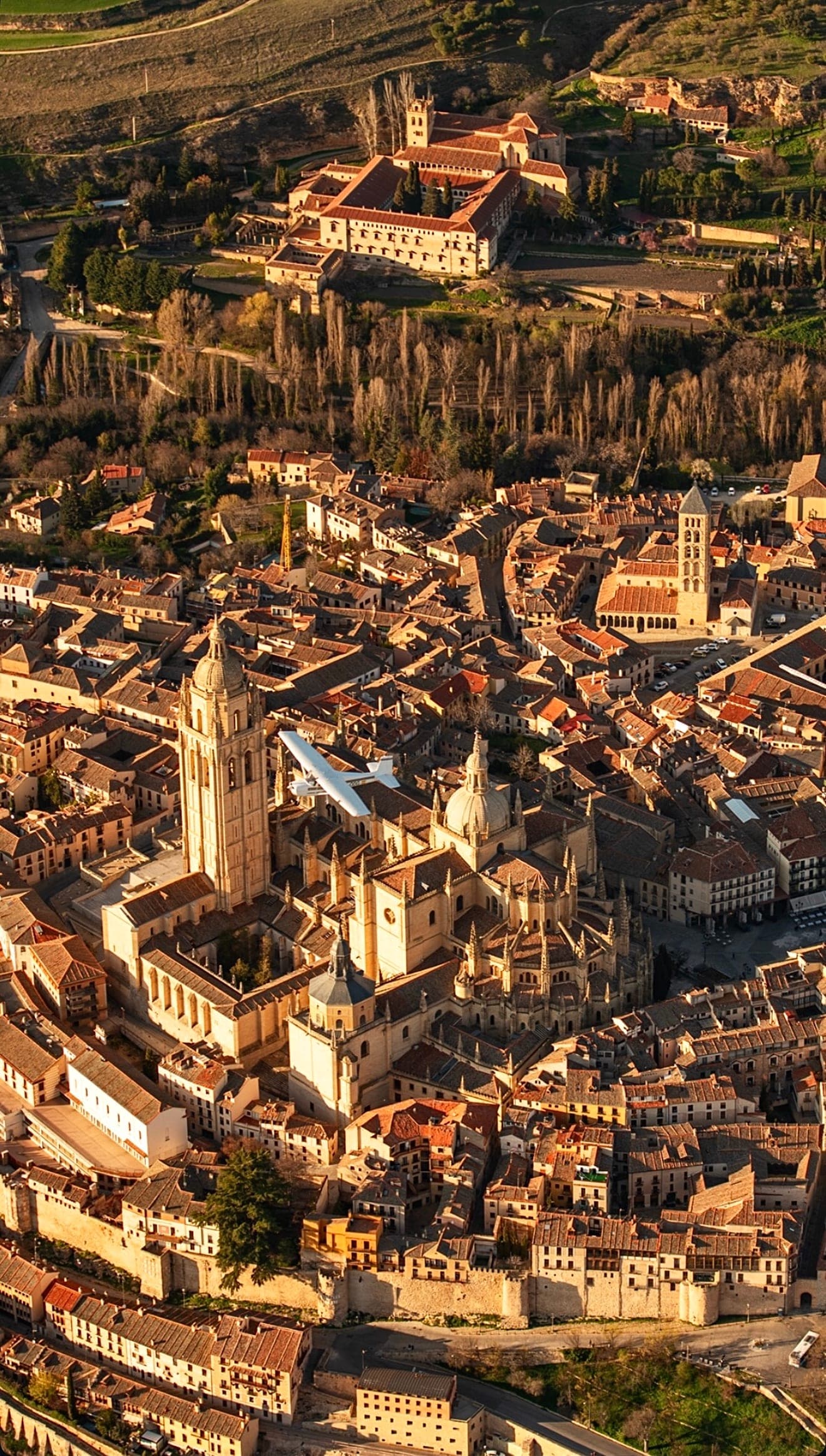 Segovia old town from above